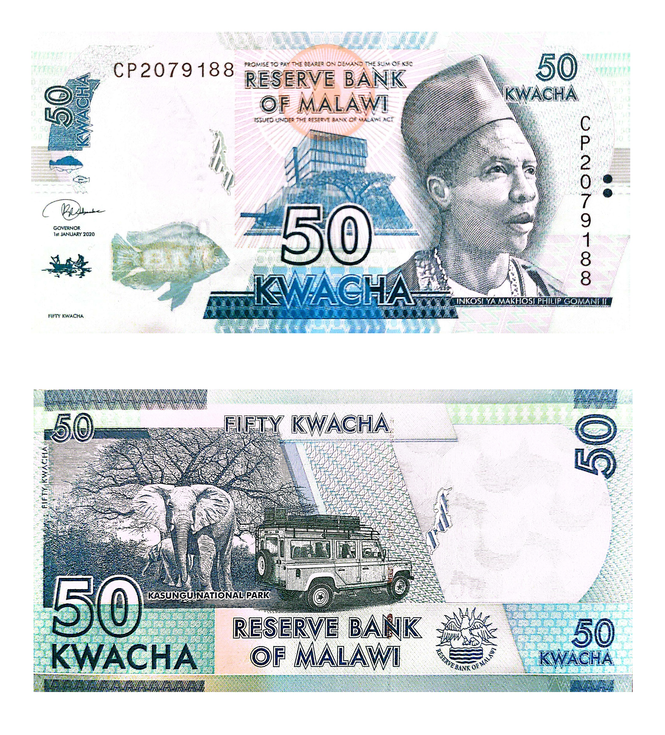 Malawi #64g 50 Kwacha